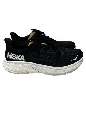 Hoka One One Men’s Size 12D Black/White Running Low Top Sneakers  athletic Shoes